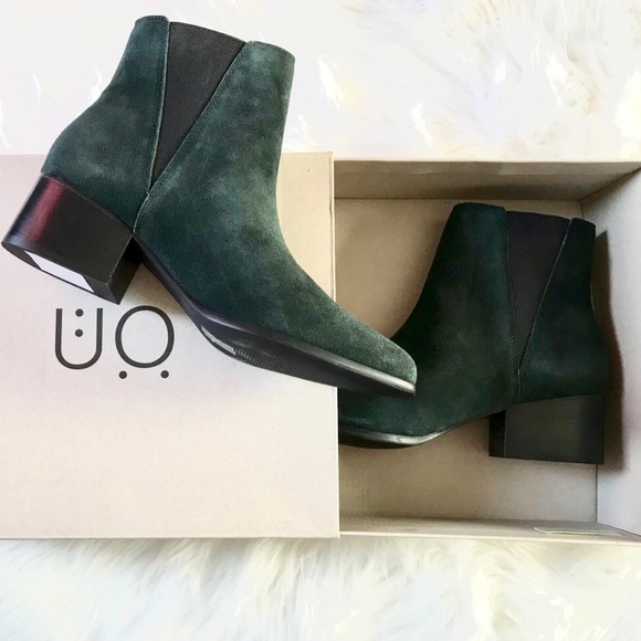 Urban Outfitters Shoes - NWT Pola Suede Green Chelsea Boot